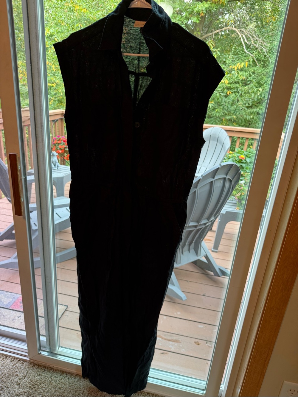 Universal Threads Black Linen Jumpsuit